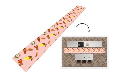 Keukenloper - Keukenmat - Afrika - Djembé - Patronen - Afrikaanse maskers - 400x50 cm - Keuken vloerkleed