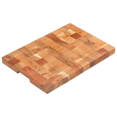 vidaXL - Hakblok - 50x34x3,8 - cm - massief - acaciahout