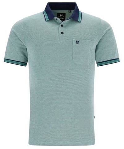 Hajo - Poloshirt Piqué - heren- groen - maat M