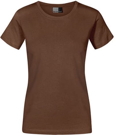 Promodoro Women´s Premium-T E3005 - brown - XS