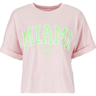 Only  T-shirt Korte Mouw ONLMINDY LIFE
