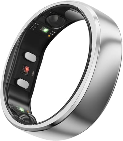Ringconn Smart Ring Gen 2 Air - Maat-#10 - Kleur: Zilver