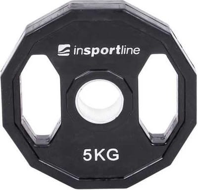Olympische Halterschijf 50 mm - Insportline - Ruberton 5 kg