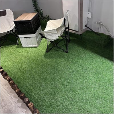 Kunstgrasmat Buiten - Synthetisch Gazon - Tuin Decoratie - Snijdbaar UV-bestendig - 150x500cm - Groen