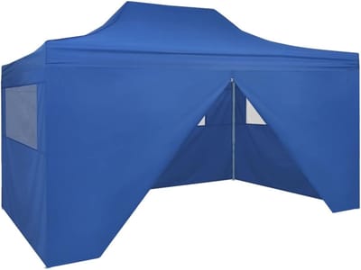 Pop-up Tent - Feest Tarp - Buiten Feesten - Waterdicht UV-bestendig - 3 x 4.5 meter - Blauw