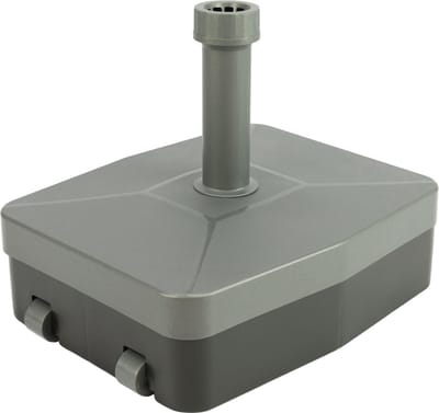 MaxxGarden Parasolvoet - kunststof voet - Verrijdbaar - vulbaar tot 40 kg