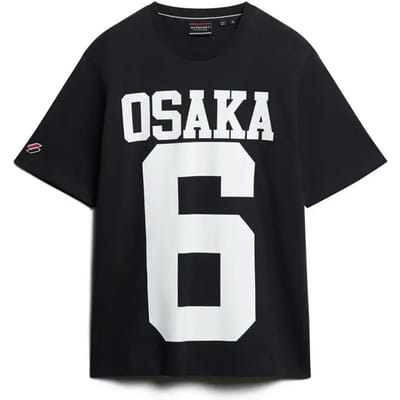 Superdry - Osaka T-shirt met losse pasvorm - Heren - T-shirts