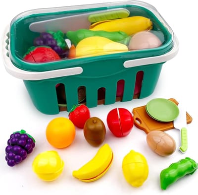 Houten Montessori Snijspeelgoed: Educatief Fruitspeelgoed voor Kinderen