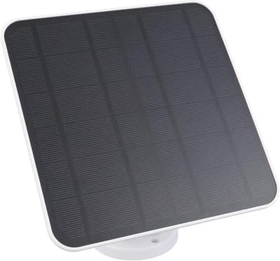Zonnepaneel Camera - Energie Oplader - Continu Stroom - IP66 Weerbestendig - 12W - Wit