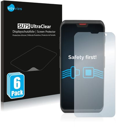 Savvies - Screenprotector voor Honeywell Scanpal EDA52/ EDA5S - Folie Beschermfolie transparant 6 Stuks
