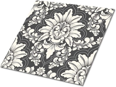 Tulup PVC Tegels - Oude Betonnen Muur Vinyl Tegels - 30 cm x 30 cm - Grijs Vloer Tegels PVC - 9 stuks - Vinyl Vloer Tegels - Industrieel Plaktegels - Zelfklevende PVC Tegels - Plaktegels keuken en Badkamer