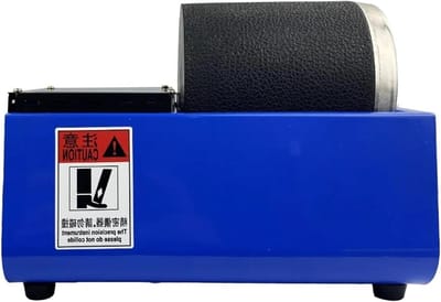 Sieradenpolijstmachine - Trommelpolijstmachine - Sieraden Afwerken - Stabiele Geluidsarme Werking - 15 kg Capaciteit - Zwart