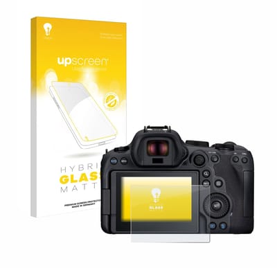 upscreen - Screenprotector voor Canon EOS R6 Mark II - Folie Beschermfolie Beschermglas matte
