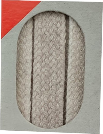 Bob Veter - Licht Grijs - Plat - Lengte 120 cm - Breedte 9 mm - Schoenveter