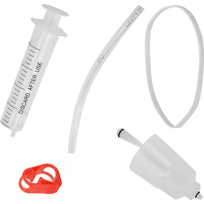 Kit d'outils de purge d'huile minérale pour freins à disque hydrauliques de vélo, pour vélos de montagne white