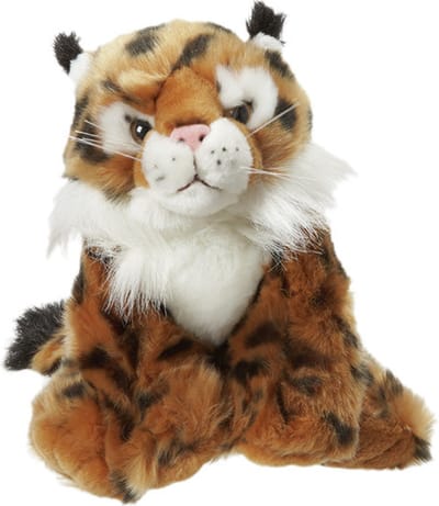Pluche Europese Lynx knuffel van 22 cm - Wilde dieren speelgoed knuffels cadeau