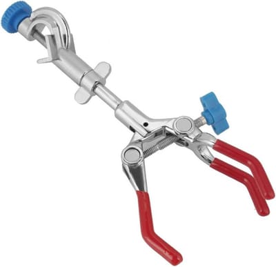 Draaischarnier-klem met 3 pons - eenvoudig instelbare verlenging - draaibare klem - stabiele driepuntige enkele instelbaar - voor zuigerreageerbuizen