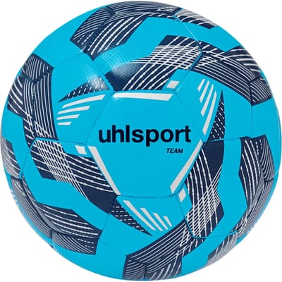 Uhlsport Team (Sz. 3) Trainingsbal - Wit / Marine / Ijsblauw | Maat: 3