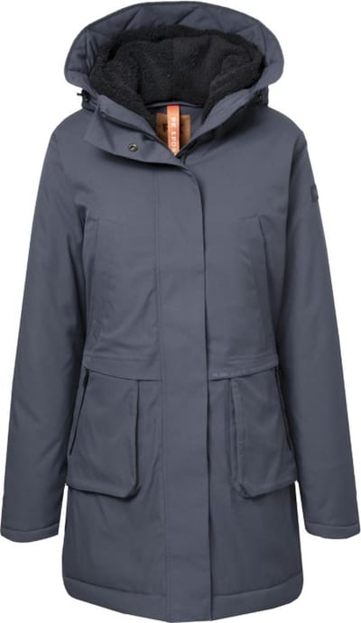 PK International - Winterjas - Dames - Waterdicht - Winddicht - Gewatteerd - Palermo - Grijsblauw - XS/34