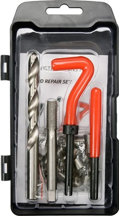 YATO YT-17634 - Draadreparatieset - M10 x 1,5 mm - 30-delig - HSS - Professionele Schroefdraadherstel
