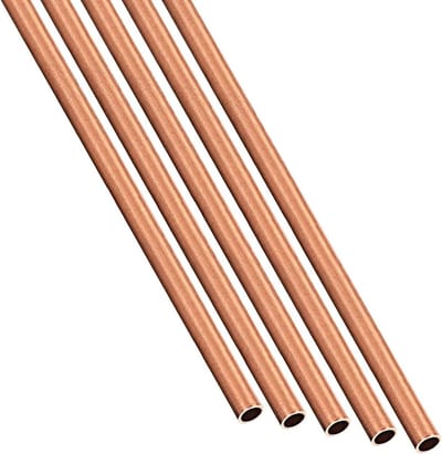 Koperbuizen 2mm AD x 0.2mm Wanddikte x 300mm Lengte - Set van 5 Stuks voor Thuisdecoratie, Machines en Ambachten