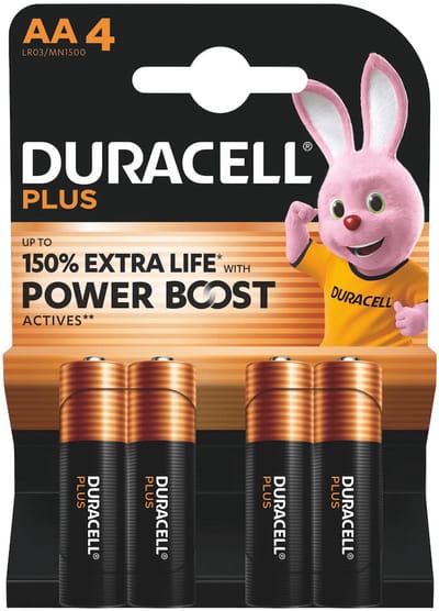 Duracell Alkaline Batterijen Mainline Bst AA - 2 x 4 stuks - Voordeelverpakking