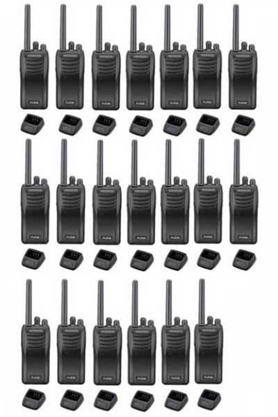 Set van 20 stuks Kenwood TK-3501 PMR446 met tafelladers
