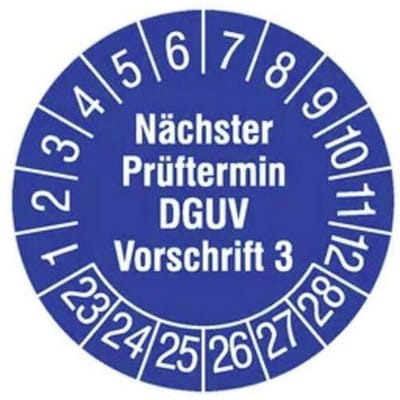 HT Instruments 2002260 Prüfplaketten 15mm Veiligheidscontrolestickers 1 stuk(s)