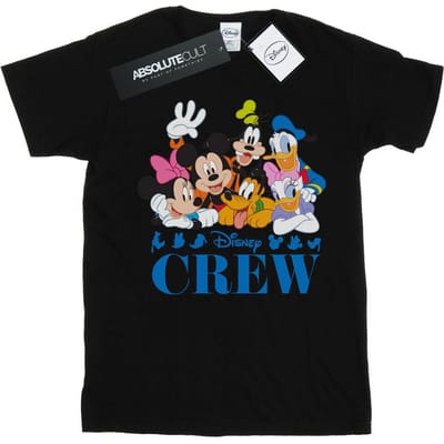 Disney Heren Mickey Mouse Disney Vrienden T-Shirt (Zwart)