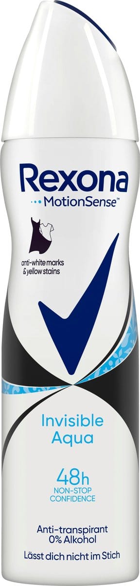 Rexona - Deodorant - Spray - Invisible Aqua - 150ml