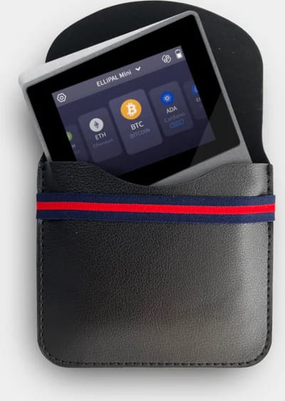 Ellipal Titan Mini Leather Case - Zwart