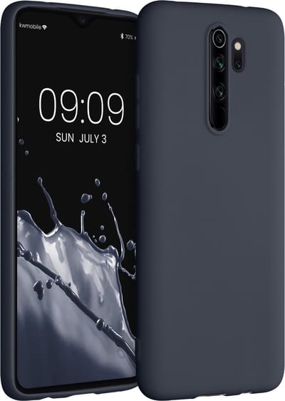 kwmobile telefoonhoesje geschikt voor Xiaomi Redmi Note 8 Pro - Hoesje voor smartphone - Back cover in bosbesblauw