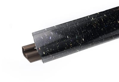 DQ-PP 3 m HOEKLIJST - Antares - 23 x 23 mm - PVC - GRATIS schroeven - Keukenlijst Werkblad Afwerkingslijst Lijst Keuken Keukenafwerkingslijst Wandafwerkingslijst Tafelbladlijst