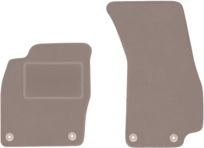 Beige voormatten voor: Audi A8 D5 4N sedan (2017-)