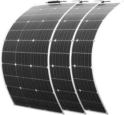 Flexibel Zonnepaneel - Zacht Paneel Fotovoltaïsch - Energie Opwekken - Ultradun Ontwerp - 300 Watt - Zwart