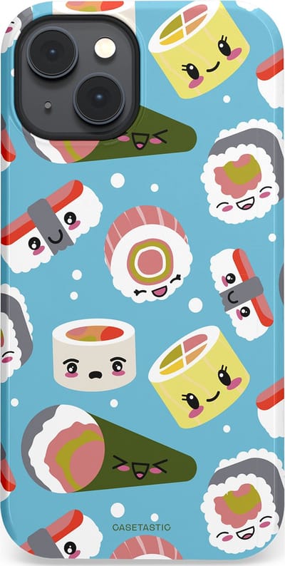 Casetastic Hoesje Geschikt voor Apple iPhone 14 Magsafe - Stijlvolle Beschermende Duo-layer Case - Sushi mania