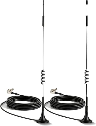 4G LTE Antenne - Versterker Aerial - Signaal Verbeteren - 7dBi Magnetische Basis - 3 Meter Kabel - Zwart