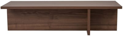 CALICOSY - Salontafel met rechthoekig blad en asymmetrische poot L120 cm - HARBOR