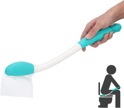 Toiletpapier Hulp voor Vloerreiniging voor Senioren en Personen met een Handicap met Handvat