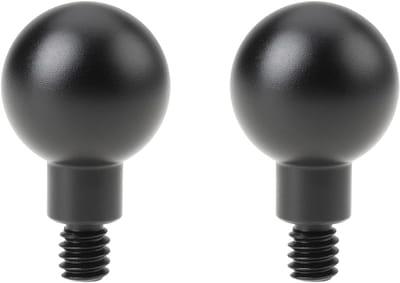 Adapter Mount - Kogelkop Bevestiging - Camera Positioneren - Compact Aluminium Ontwerp - 20x34mm - Zwart