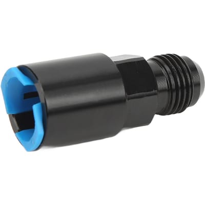 EFI Adapter AN Mannelijke Snelkoppeling Zwart Geanodiseerd 6061‑T6 Aluminiumlegering Push-On Fitting AN6‑5/16in