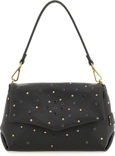 Gabs Nihan Schoudertas Leder 28 cm - Dames - black