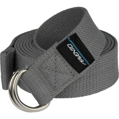 Avento Yogaband - Katoenen Yogariem - 250 cm - Grijs