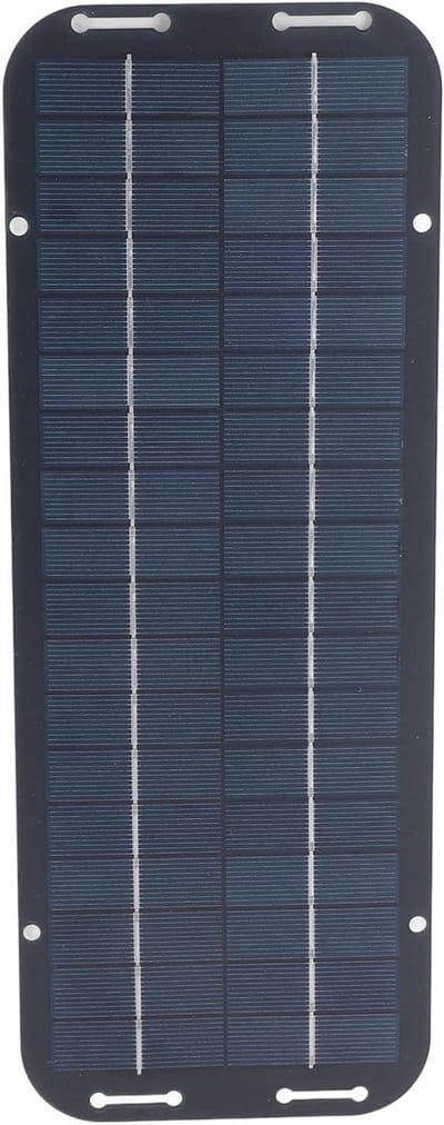 Zonnepaneel - Zonnelader - Accu Onderhoud - Monokristallijn - 5W - Zwart