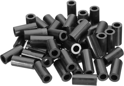 ABS Spacer Wasmachines - Plastic Standoff Moer - Elektronica Montage - Niet-geleidend en Roestvrij - M8 x 30mm - Zwart