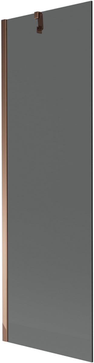 Mexen Next badwand met 1 paneel 60 x 150 , grafiet, roze goud - 895-060-000-00-40-60