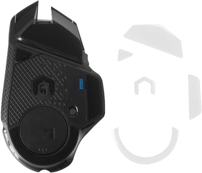 kwmobile muis voeten sticker geschikt voor Logitech G502 wireless - Computermuis glijder - Stickers in wit