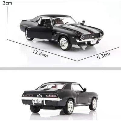1969 Chevrolet Camaro SS Retro Supercar 5 Inch Metalen Auto Simulatie Diecast & Speelgoedvoertuig RMZ city 1:36 legeringsmodellen cadeaus voor kinderen
