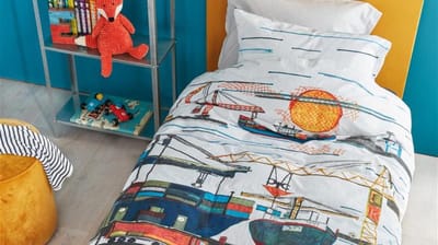 Beddinghouse Kids Seaport Dekbedovertrek - Ledikant - 100x135 cm - Multi