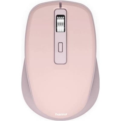 Hama WM-450 - Optische draadloze muis - 7 knoppen - 2.4 GHz RF & BT - Stil - Roze